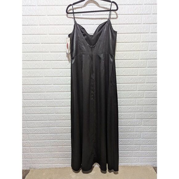Christina Wu Celebration Women's Black Solid Wedding Attire Gown Size 16 NWT - Picture 6 of 8